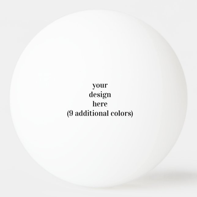 Personalize or Customize  Ping Pong Ball (Front)