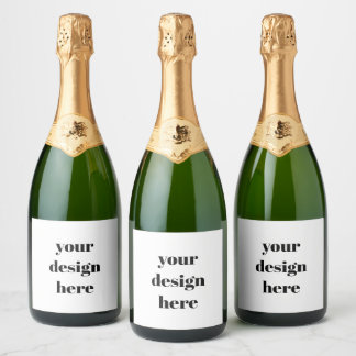 Personalize or Customize Sparkling Wine Label