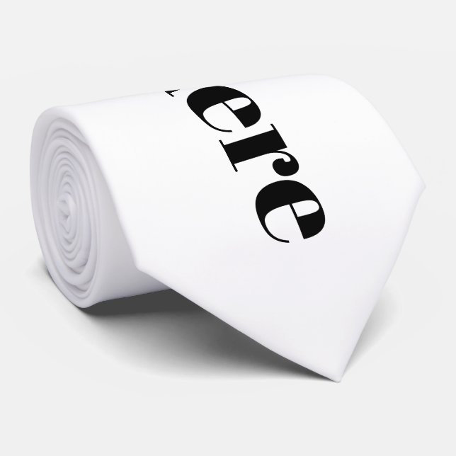 Personalize or Customize  Tie (Rolled)