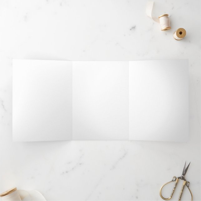 Personalize or Customize  Tri-Fold Invitation (Inside)