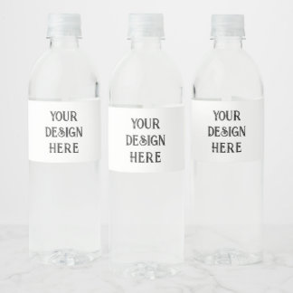Personalize or Customize Water Bottle Label