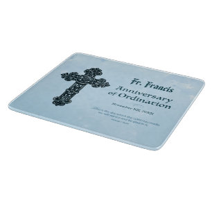 Personalize, Ordination Anniversary Priest, Cross Cutting Board