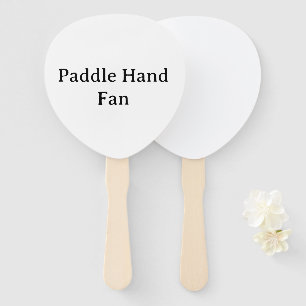 personalize Paddle Paddle Hand Fan