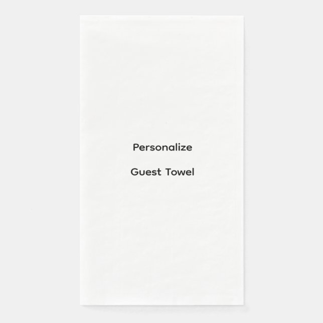 Personalize Paper Napkin (Front)