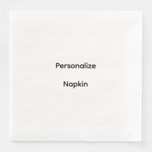 Personalize Paper Napkin