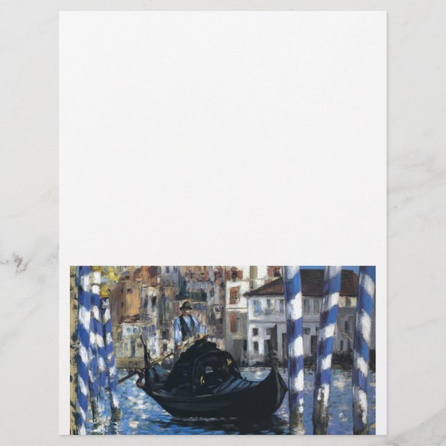 Personalize Peace Water Stream Boats Art Edouard (Front)