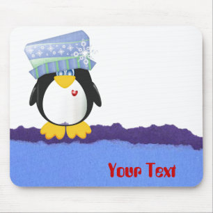 Personalize Penguin Mousepad