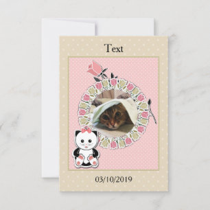 Personalize, personal, photo invitation