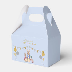 Personalize Peter rabbit 1st Birthday Favor Box