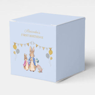 Personalize Peter rabbit 1st Birthday Favor Box