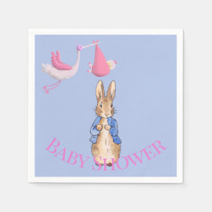 Personalize Peter rabbit Baby Shower Napkin