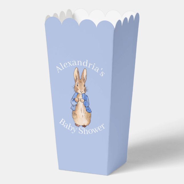 Personalize Peter the rabbit Baby Shower Favor Box (Front)
