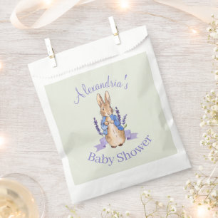 Personalize Peter the Rabbit Baby shower Favour Bag
