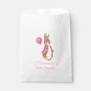 Personalize Peter the Rabbit Baby Shower Favour Bag