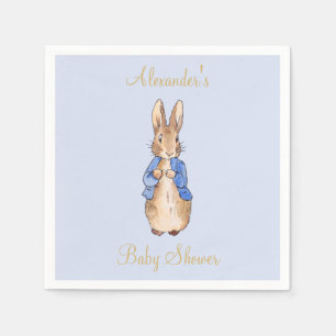 Personalize Peter the Rabbit Baby Shower Napkin