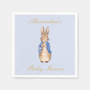 Personalize Peter the Rabbit Baby Shower Napkin