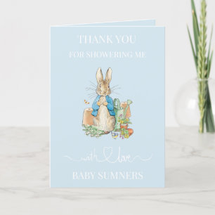 Personalize Peter the rabbit Photo Thank you