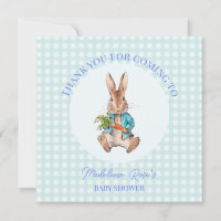Personalize Peter the rabbit sitting with a carrot