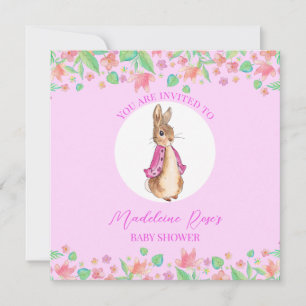 Personalize Peter the rabbit You are invited Invitation