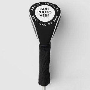 Personalize Photo Best Dad By Par Golf Head Cover