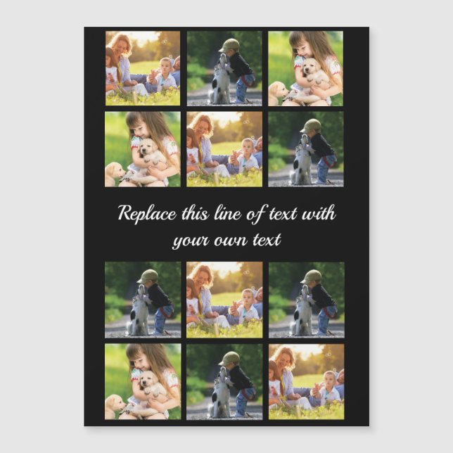 Personalize photo collage and text (Front)