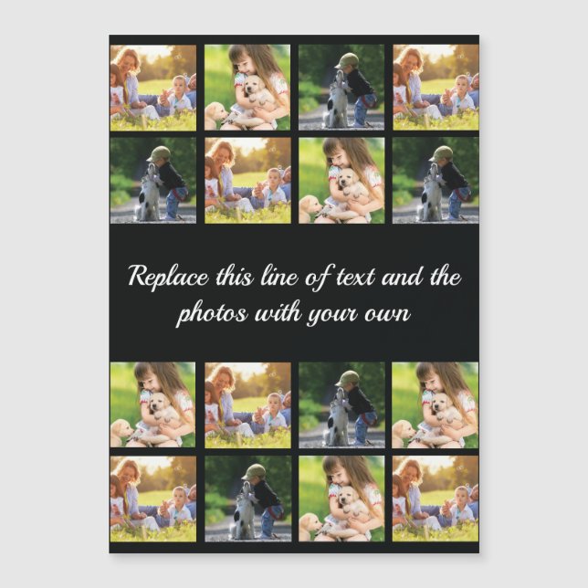 Personalize photo collage and text (Front)
