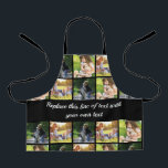 Personalize photo collage and text apron<br><div class="desc">Personalize photo collage and text</div>