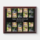 Personalize photo collage and text