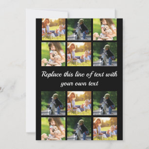 Personalize photo collage and text Case-Mate iPhon Advice Card