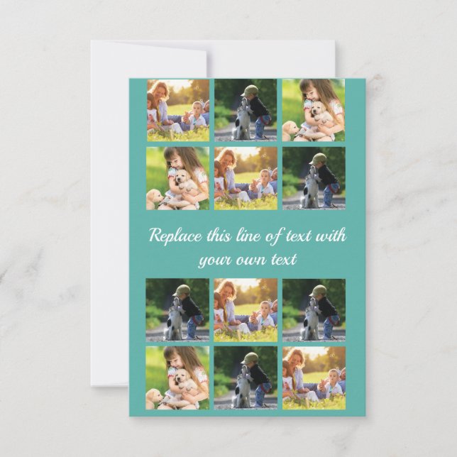 Personalize photo collage and text Case-Mate iPhon Announcement (Front)