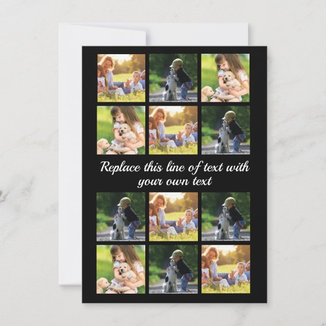 Personalize photo collage and text Case-Mate iPhon Announcement (Front)