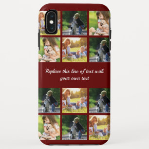 Personalize photo collage and text Case-Mate iPhon iPhone XS Max Case