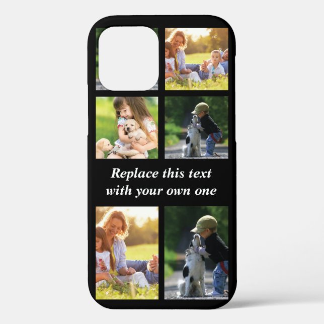 Personalize photo collage and text Case-Mate iPhon Case-Mate iPhone Case (Back)