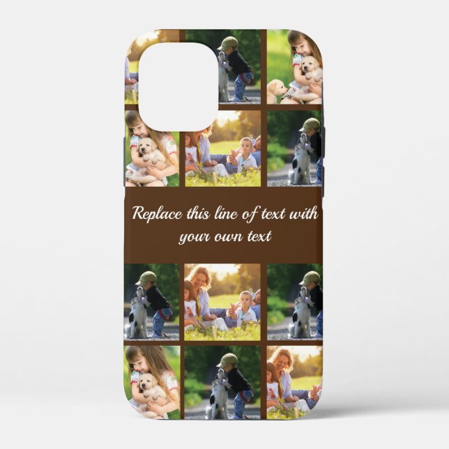 Personalize photo collage and text Case-Mate iPhon Case-Mate iPhone Case (Back)