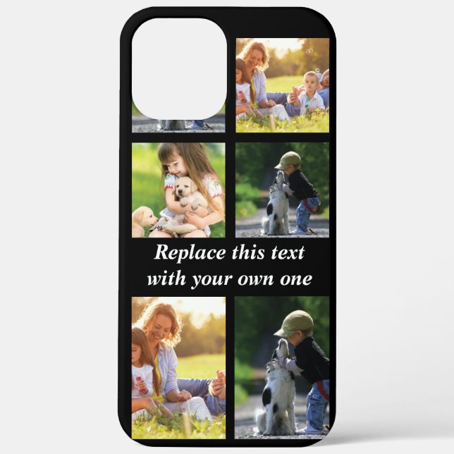 Personalize photo collage and text Case-Mate iPhon Case-Mate iPhone Case (Back)