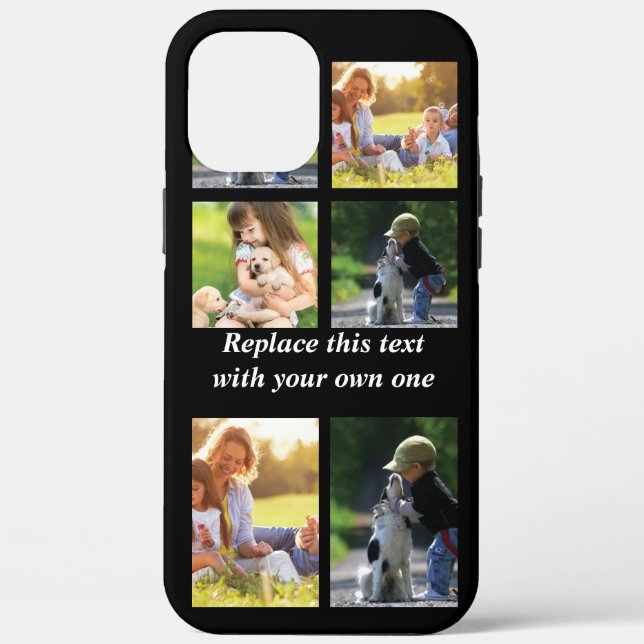 Personalize photo collage and text Case-Mate iPhon Case-Mate iPhone Case (Back)