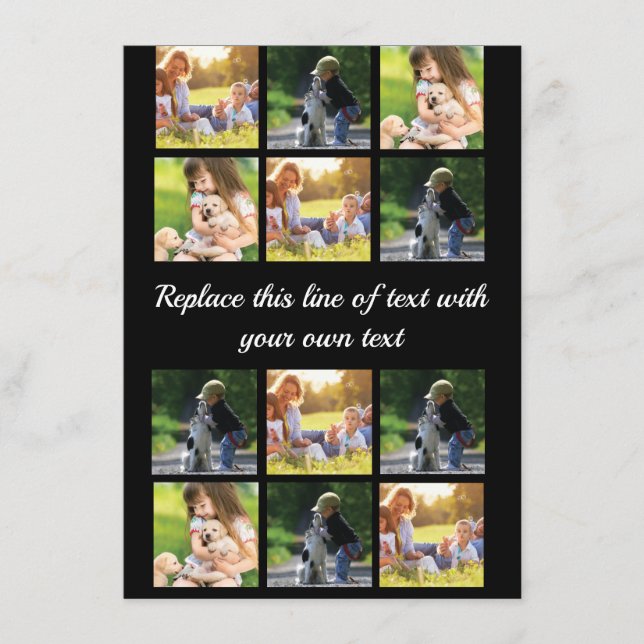 Personalize photo collage and text Case-Mate iPhon Menu (Front)