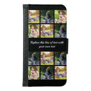 Personalize photo collage and text Case-Mate iPhon Samsung Galaxy S6 Wallet Case