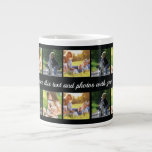Personalize photo collage and text giant coffee mu large coffee mug<br><div class="desc">Personalize photo collage and text</div>