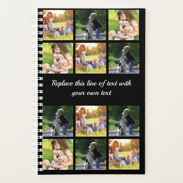 Personalize photo collage and text planner (Front)