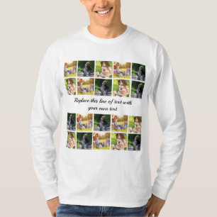 Personalize photo collage and text T-Shirt