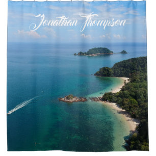 Personalize photo of ocean Blue water Blue sky