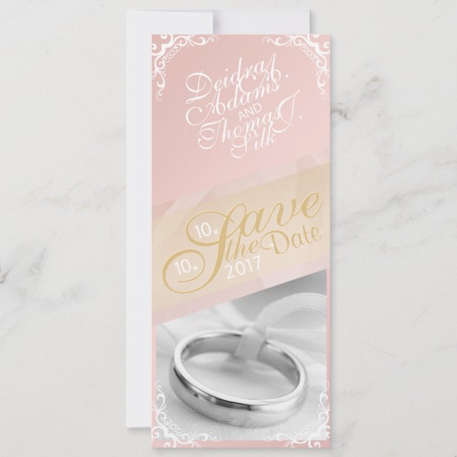 Personalize Photo Save the Date (Front)