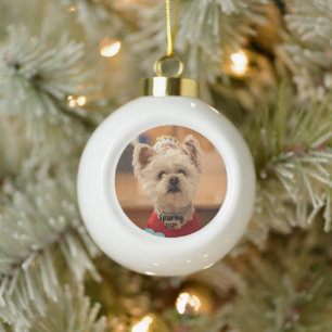 Personalize Photo Snowflake Framed Ornament