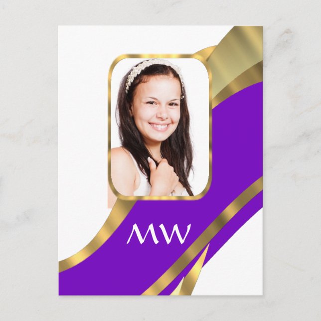 Personalize photo template postcard (Front)