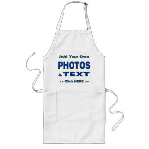 personalize photos text add images customize make long apron