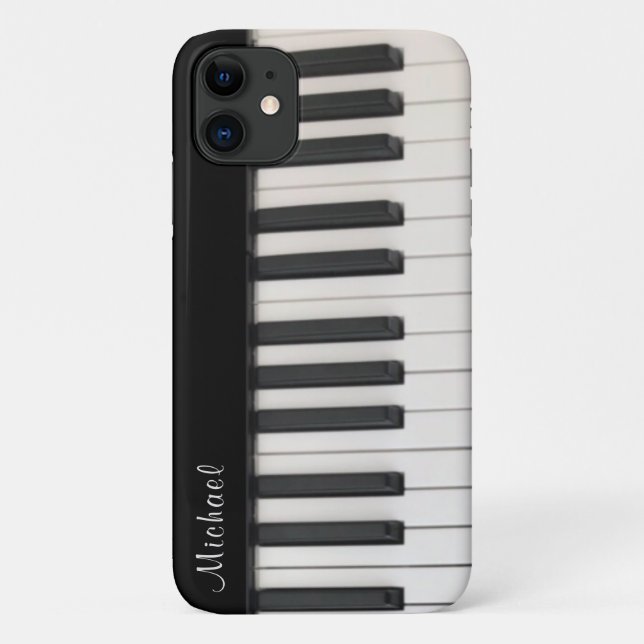 Personalize Piano iPhone Case (Back)