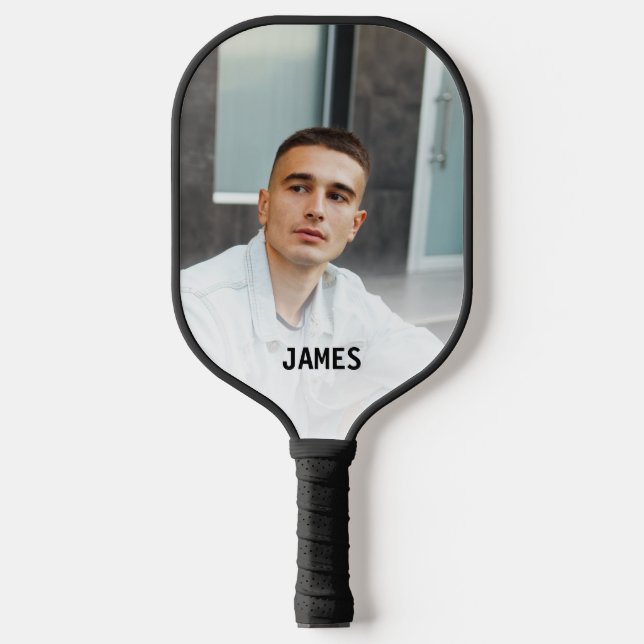 Personalize Pickleball Name and photo Paddle (Front)