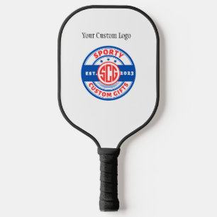 Personalize pickleball paddle company logo gits