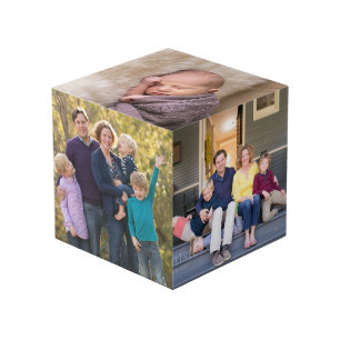Personalize Picture Holder Special Occasions Photo Cube